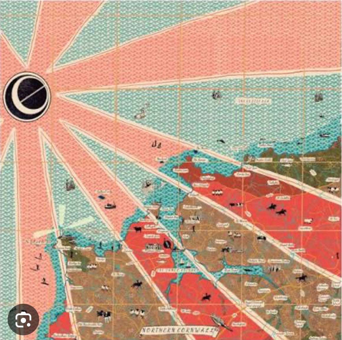 Map of Camel Estuary + shipping to usa