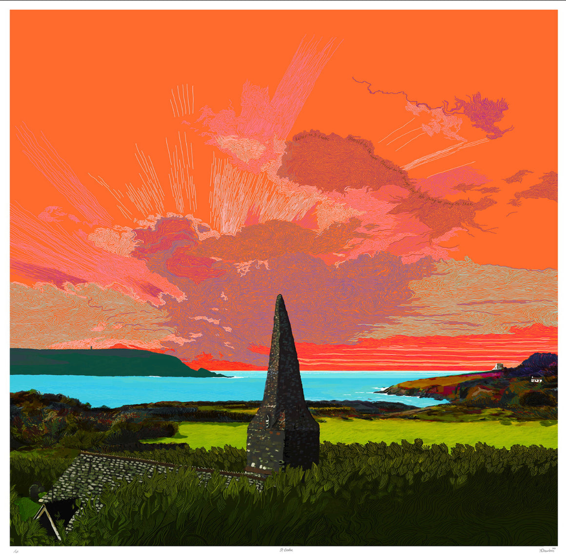 St Enodoc in Orange
